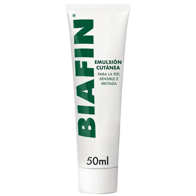 Biafin Crema Hidratante Regeneradora Piel Sensible e Irritada, 50 ml