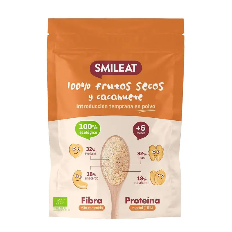 Smileat Mix Frutos Secos Y Cacahuete Eco , 200 gr