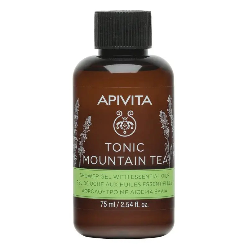 Apivita Mountain Tea Gel De Baño Con Té De Montaña , 75 ml