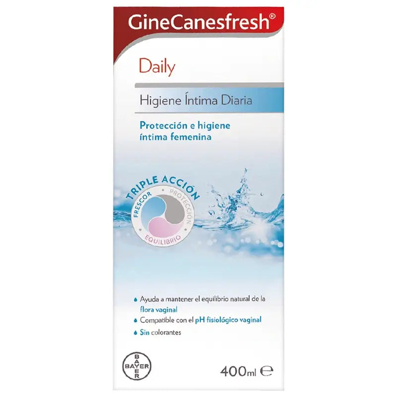 Ginescanes GineCanesfresh Gel Higiene Íntima Diaria, 400 ml