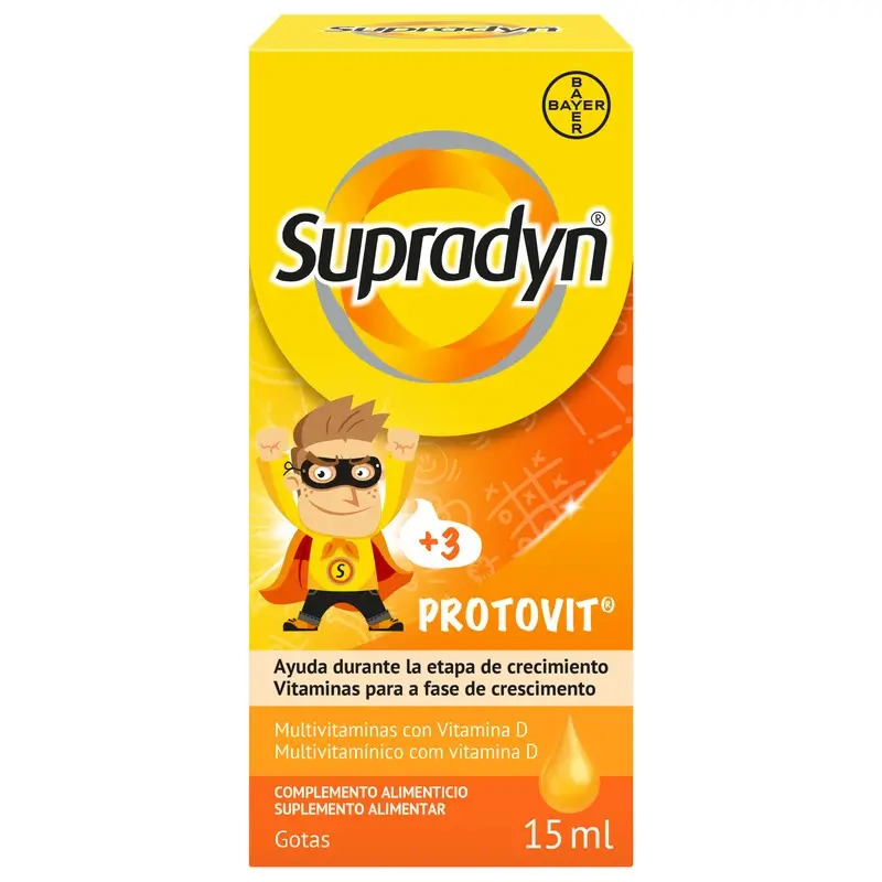 Supradyn Protovit Vitaminas y Minerales para los Niños, 15 ml
