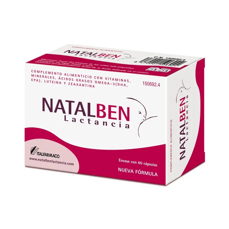 Natalben Lactancia, 60 Cápsulas