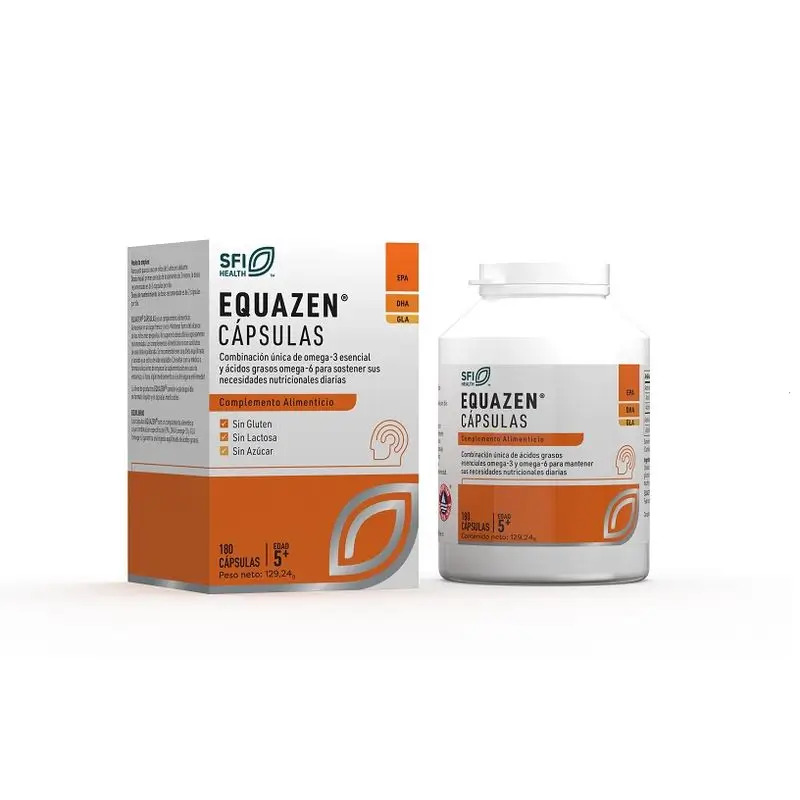Equazen 180 cápsulas - Con omega-3 y omega-6