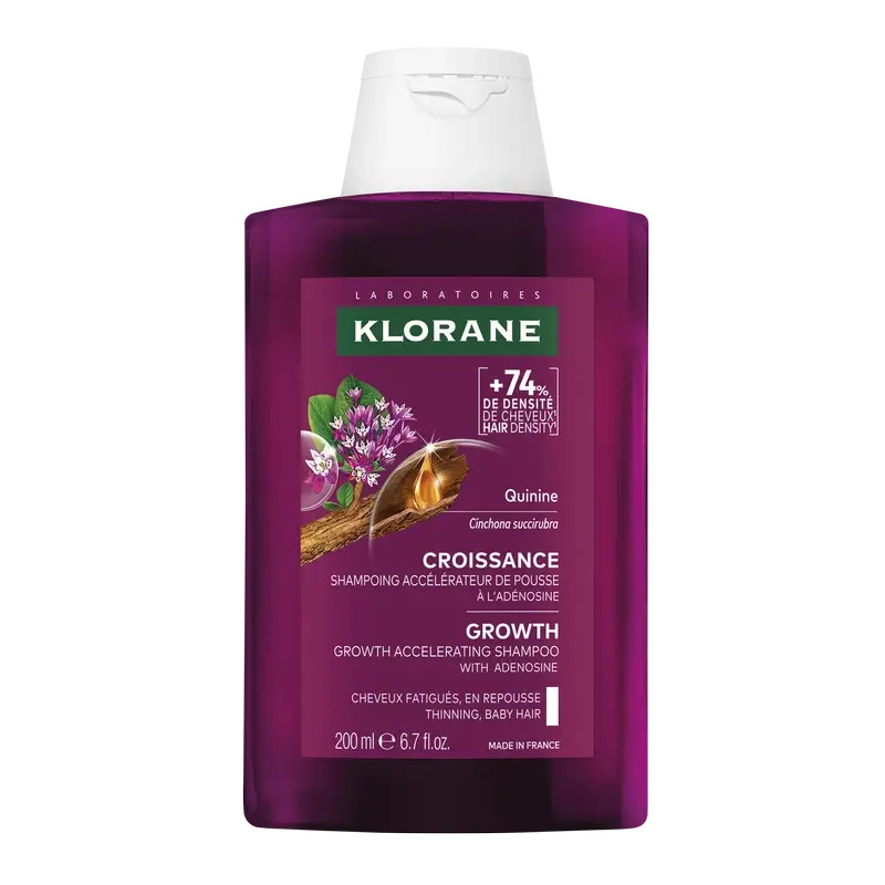 Klorane Crecimiento Champú Acelerador Del Crecimiento, 200 ml