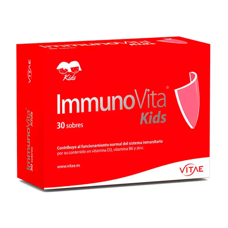 Immunovita Kids 30 sobres - Con vitamina D3 y betaglucanos