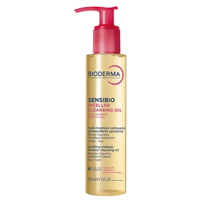 Bioderma Sensibio aceite Micelar Limpiador , 150 ml