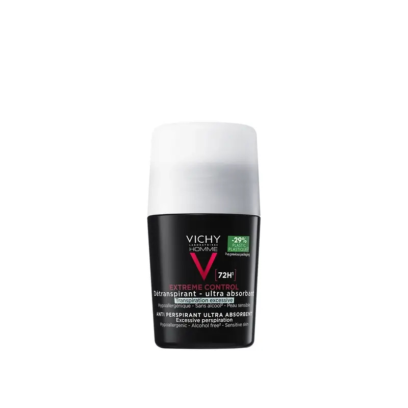Vichy Homme Desodorante Anti-Transpirante Control Extremo 72H Roll-On 50 ml