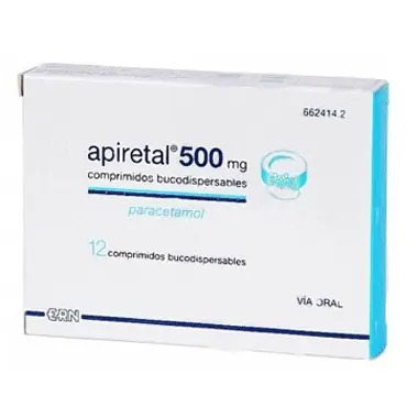 Apiretal 500 mg 12 comprimidos Bucodispersables