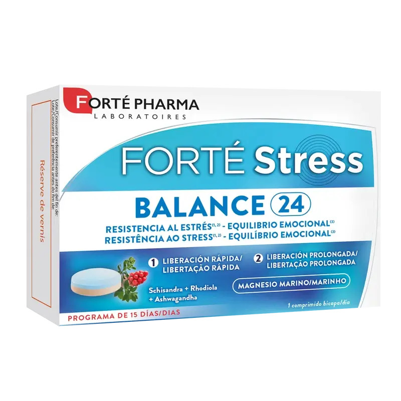 Forté Pharma Forté Stress Balance 24, 15 comprimidos