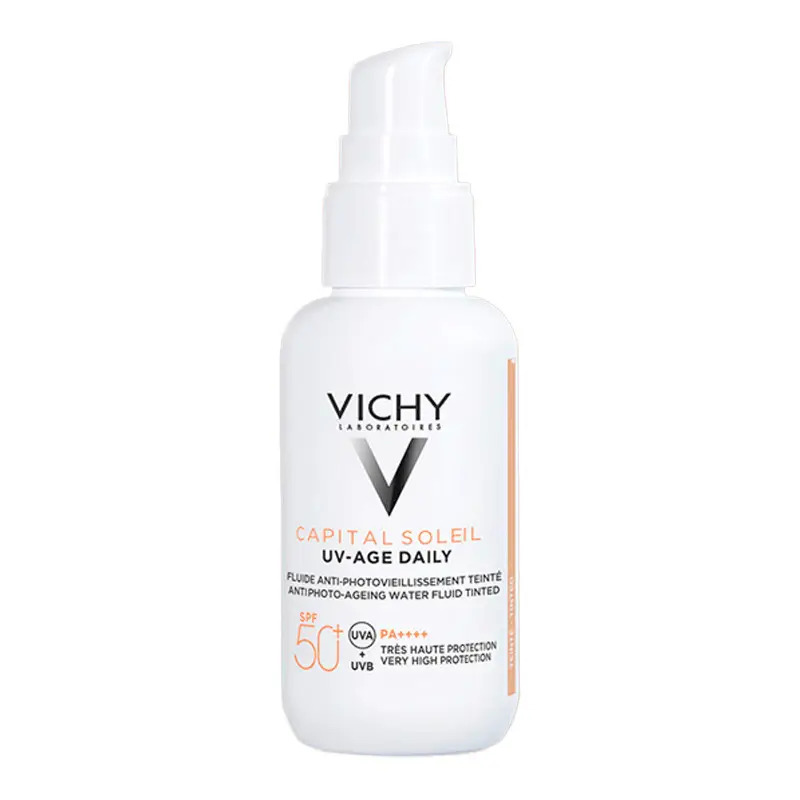 Vichy Capital Soleil UV Age Daily Water Fluid Color Claro SPF50, 40ml