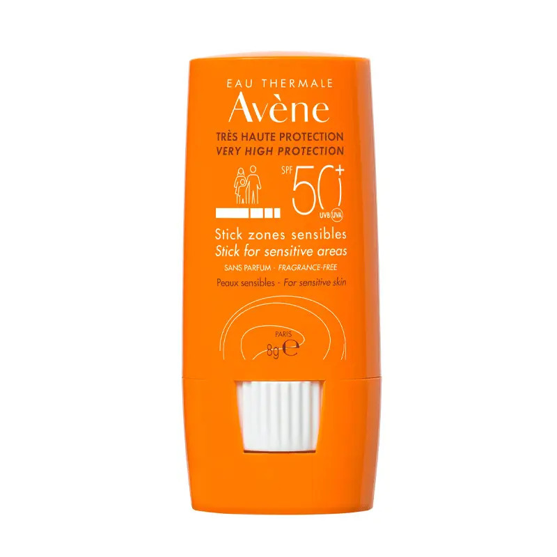 Avène Stick Solar SPF 50+ Zonas Sensibles 8 gr