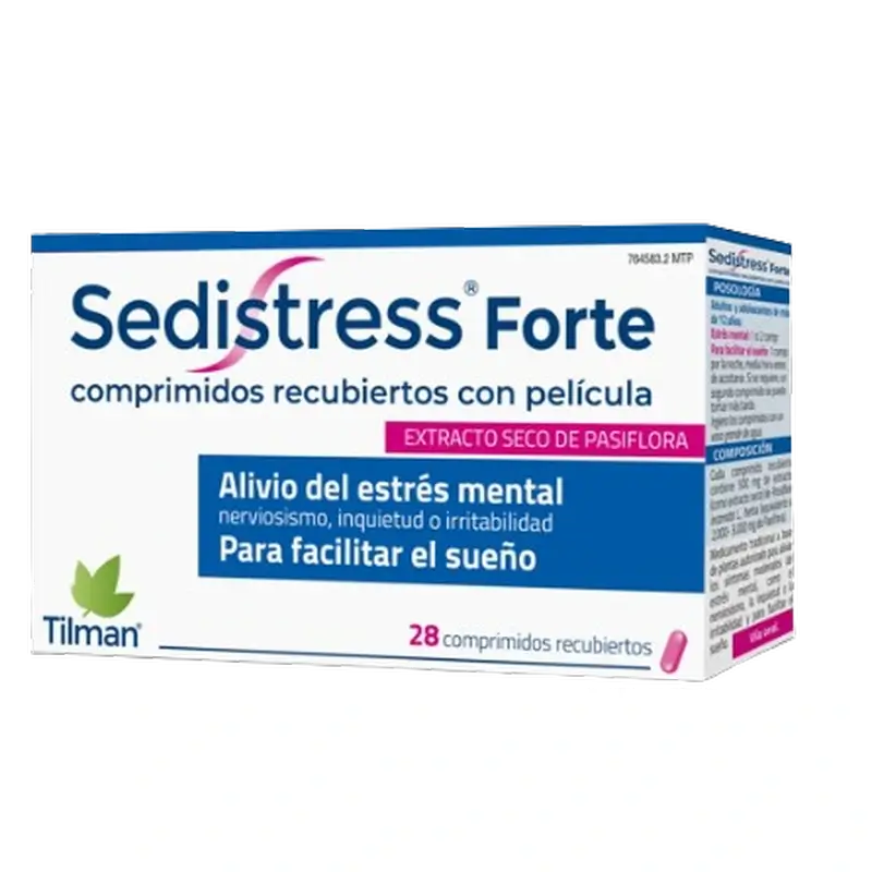 Sedistress Forte Comprimidos Recubiertos, 20 comprimidos