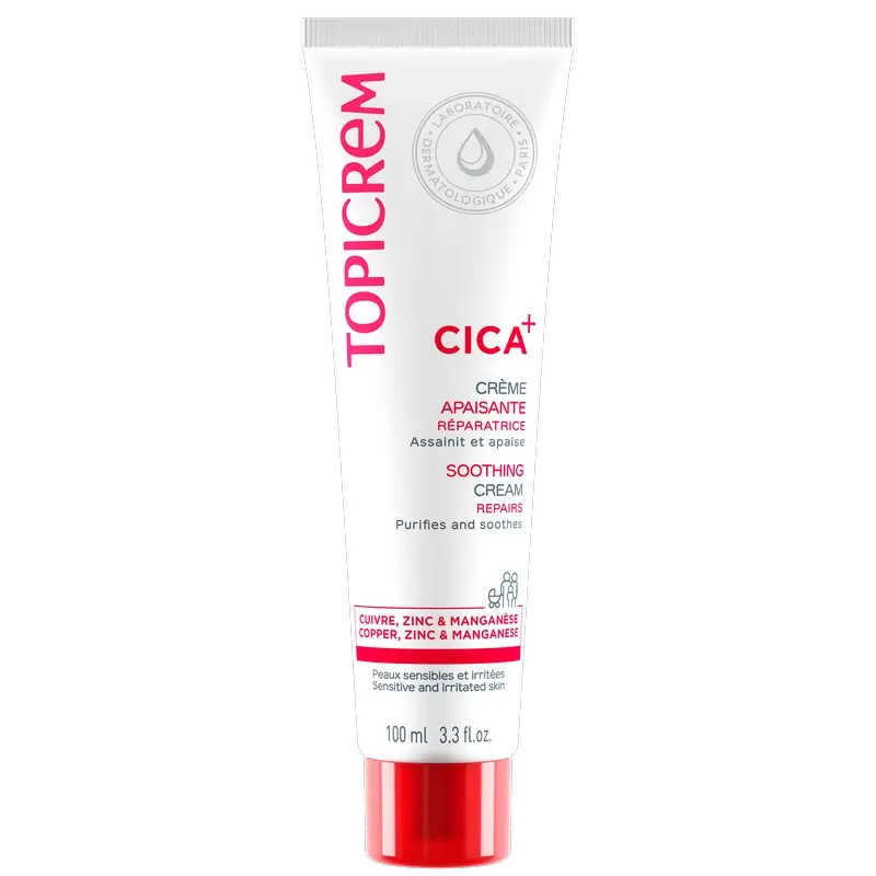 Topicrem Cica Crema Reparadora Calmante, 100 Ml