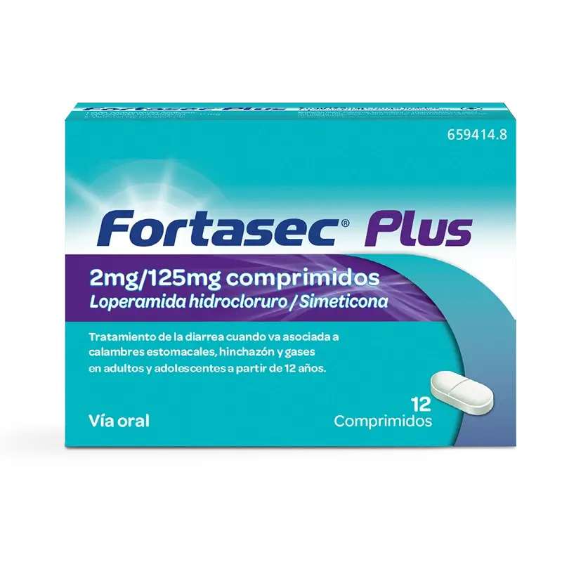 Fortasec Plus 2/125 mg 12 comprimidos