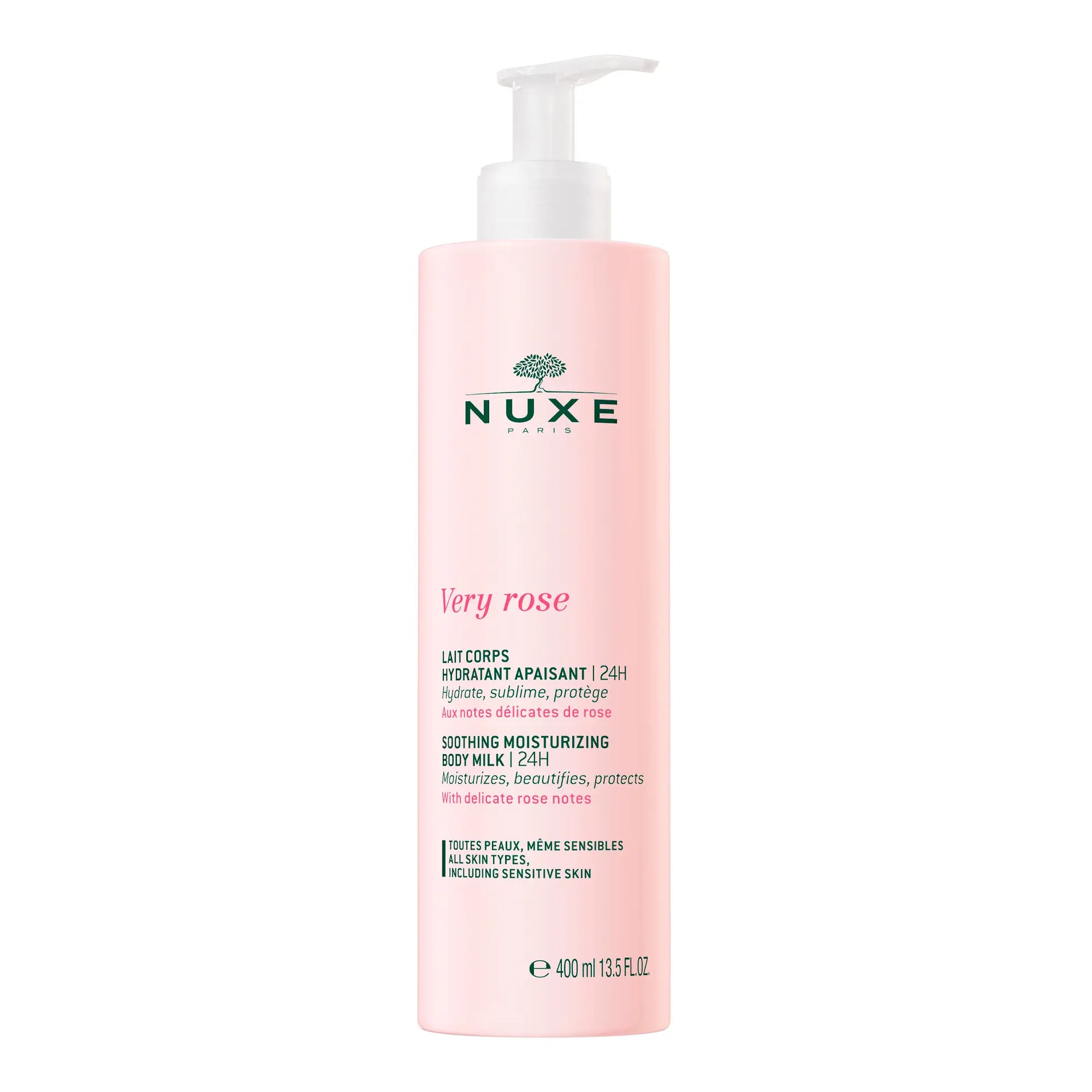 Nuxe Very Rose - Leche Corporal Hidratante Calmante 24 H* | Nuxe