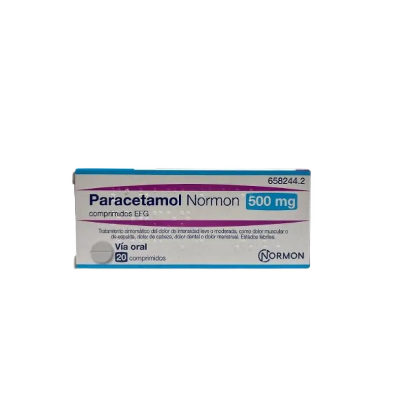 Paracetamol Normon Efg 650 mg 20 comprimidos