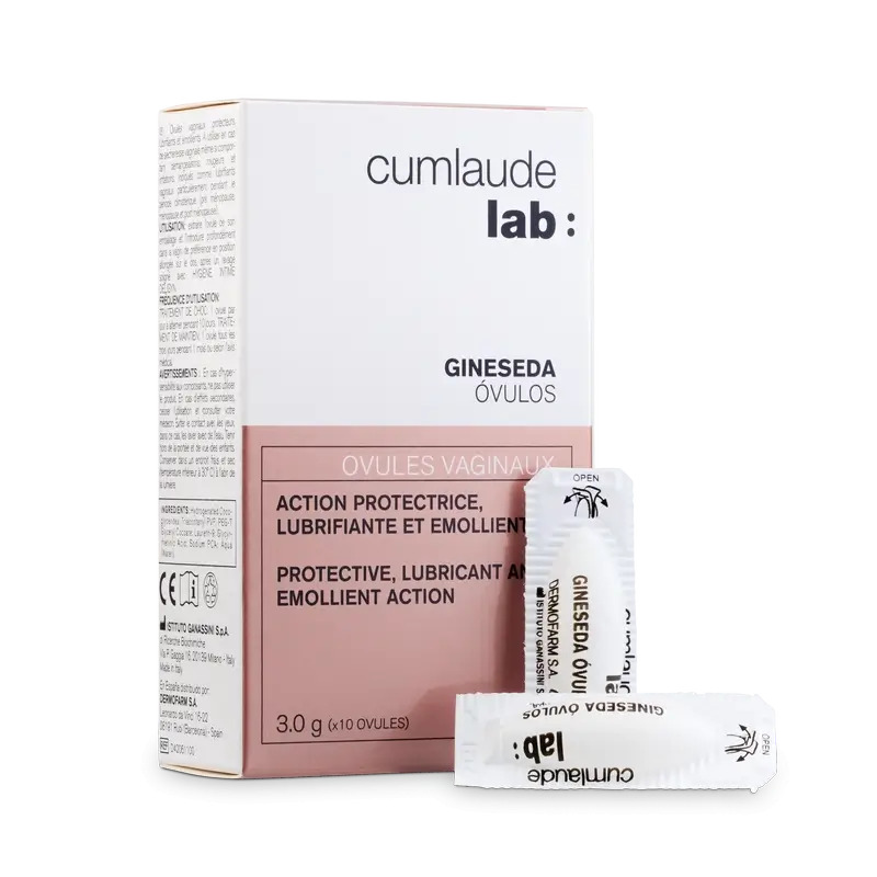 Cumlaude Lab Gineseda Ovulos Vaginales Protectores, 10 Unidades