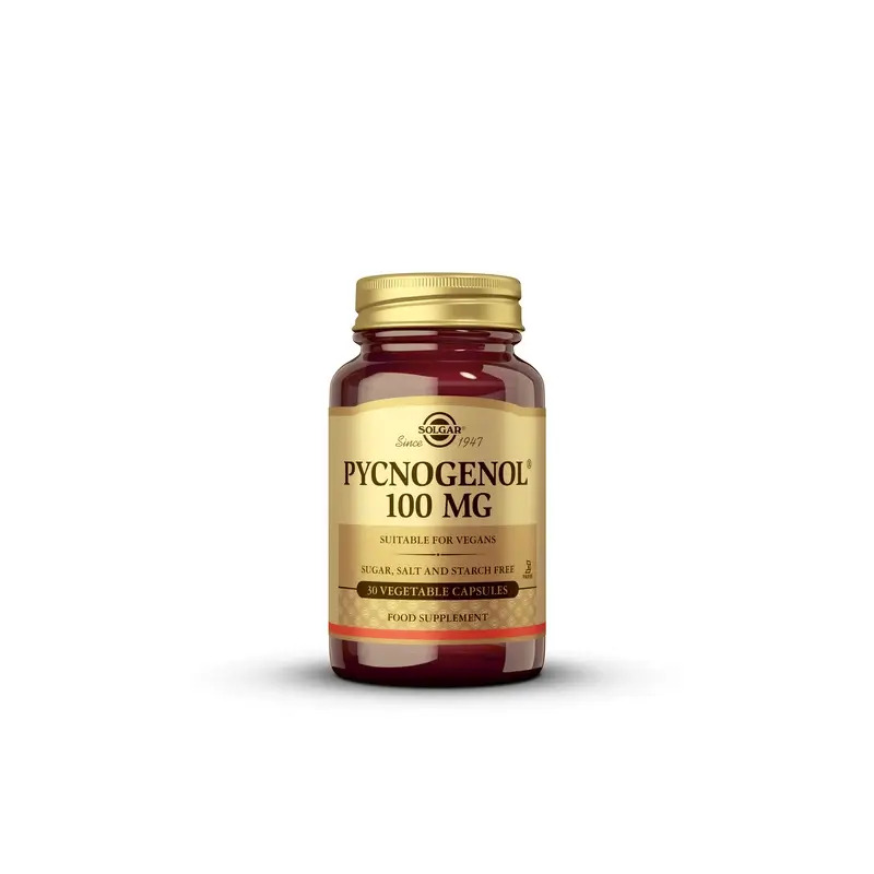 Solgar Pycnogenol 100mg, 30 Cápsulas