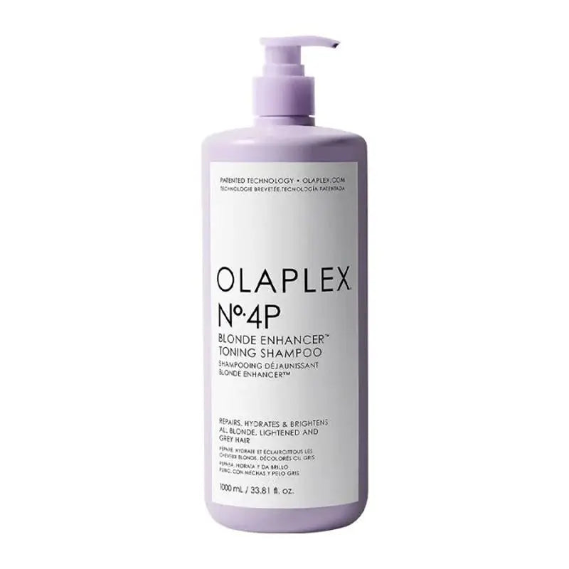 Olaplex Nº4 Purple Champú Tonificante Cabello Rubios Y Grises, 1000 ml