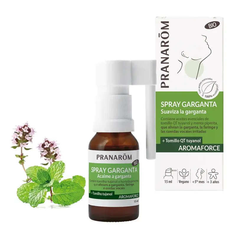Pranarom Aromaforce Spray Garganta, 15ml