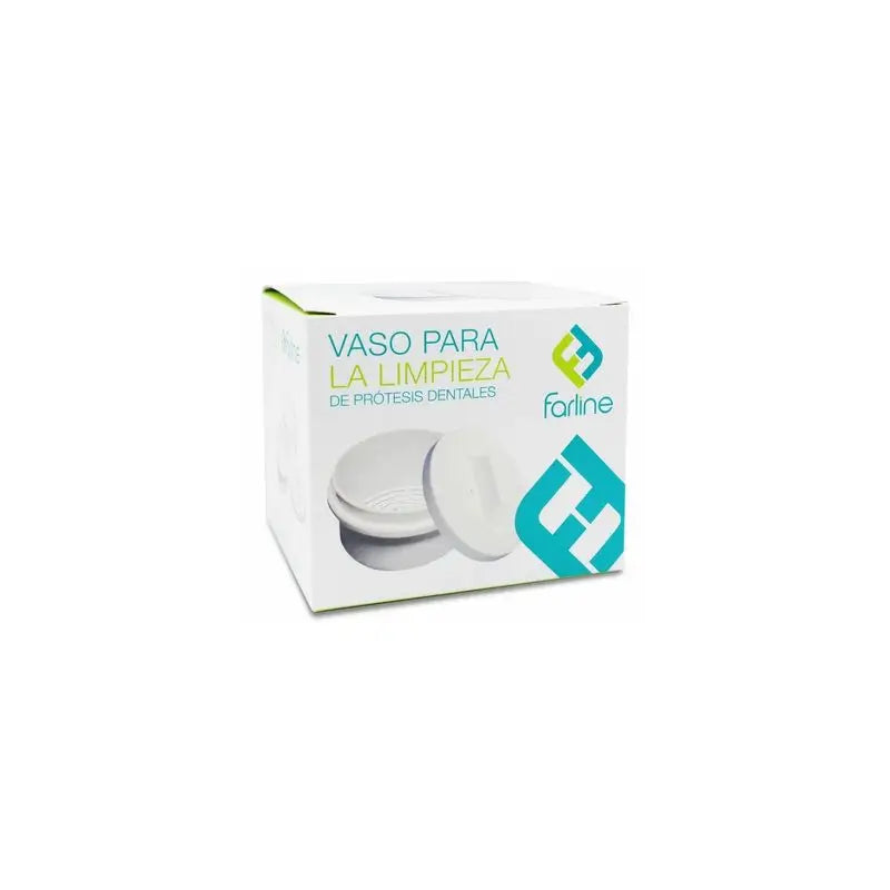 Farline Vaso De Limpieza De Prótesis