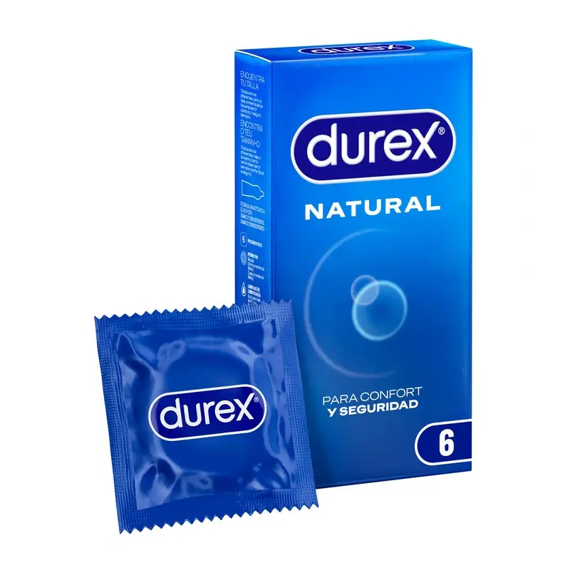 Durex Preservativos Natural Plus 6 unidades