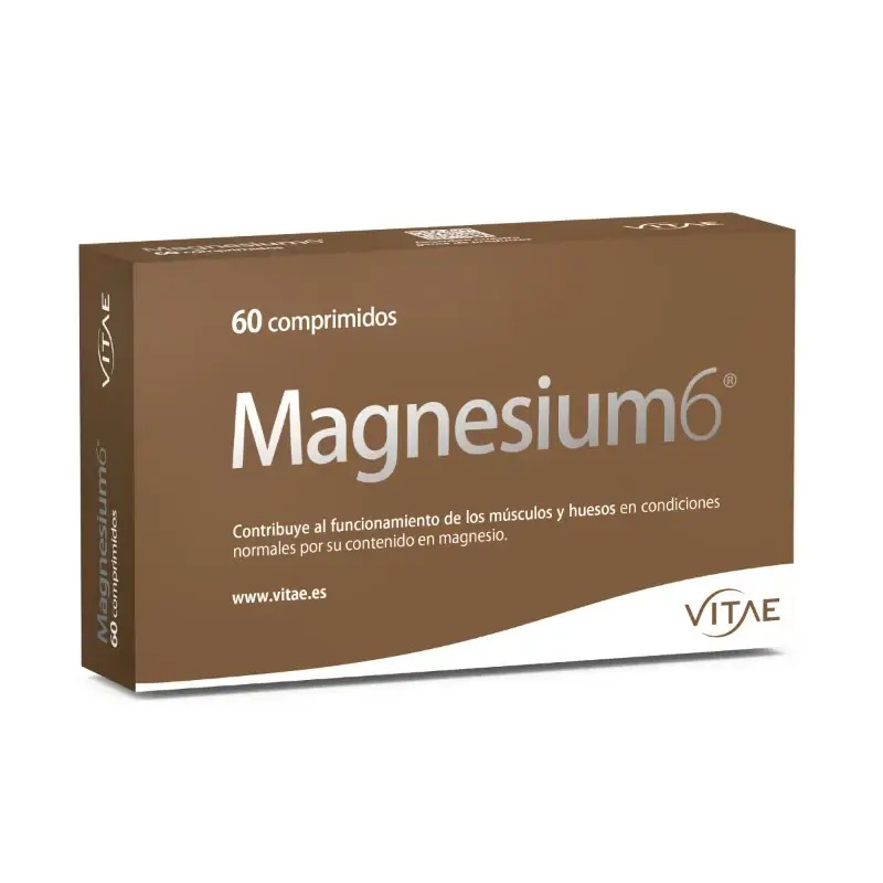 Magnesium6 60 comprimidos - Con 6 sales de magnesio, vitamina B6 y taurina