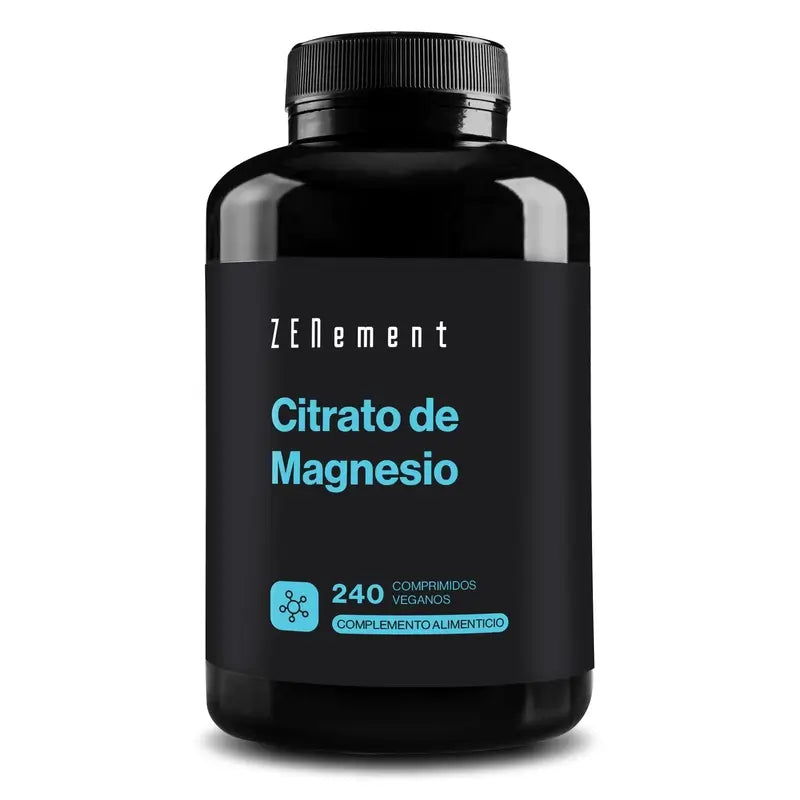 Zenement Citrato De Magnesio, 240 comprimidos veganos
