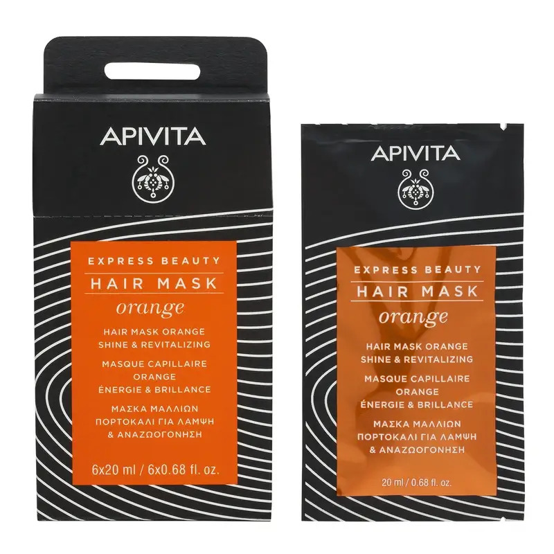 APIVITA Mascarilla Capilar Brillo Y Vitalidad Con Naranja Y Miel
