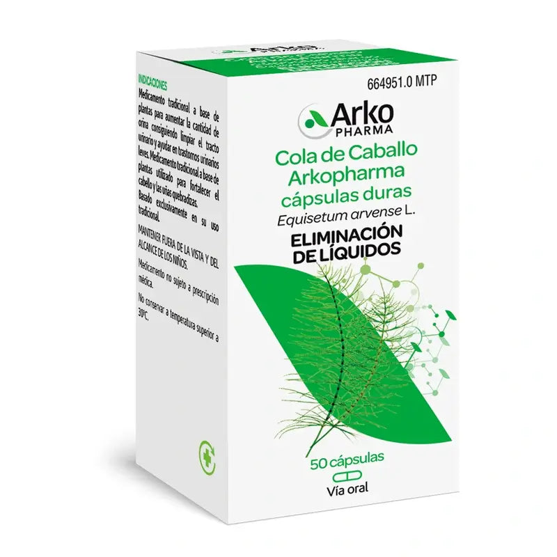 Arkopharma Arkocápsulas Cola de Caballo, 50 Cápsulas
