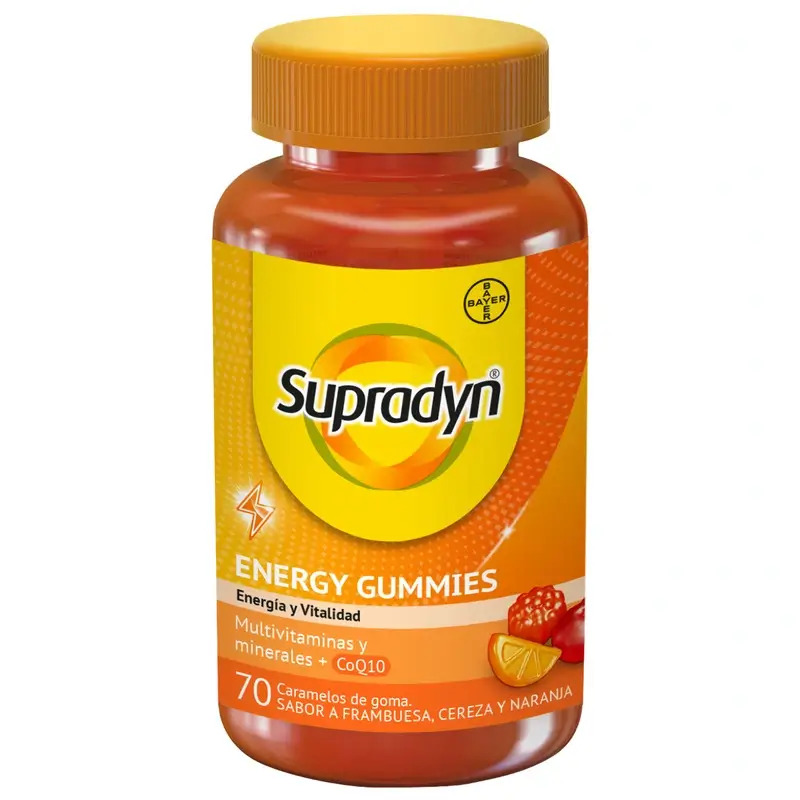 Supradyn Energy Vitaminas y Energía Multivitaminas, 70 Gummies