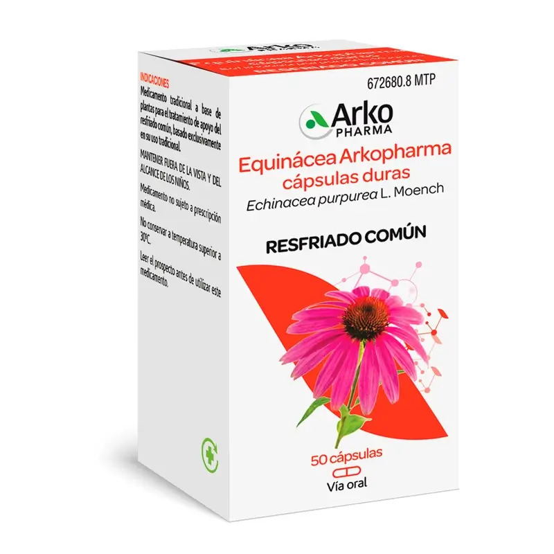 Arkopharma Arkocápsulas Equinácea, 50 Cápsulas