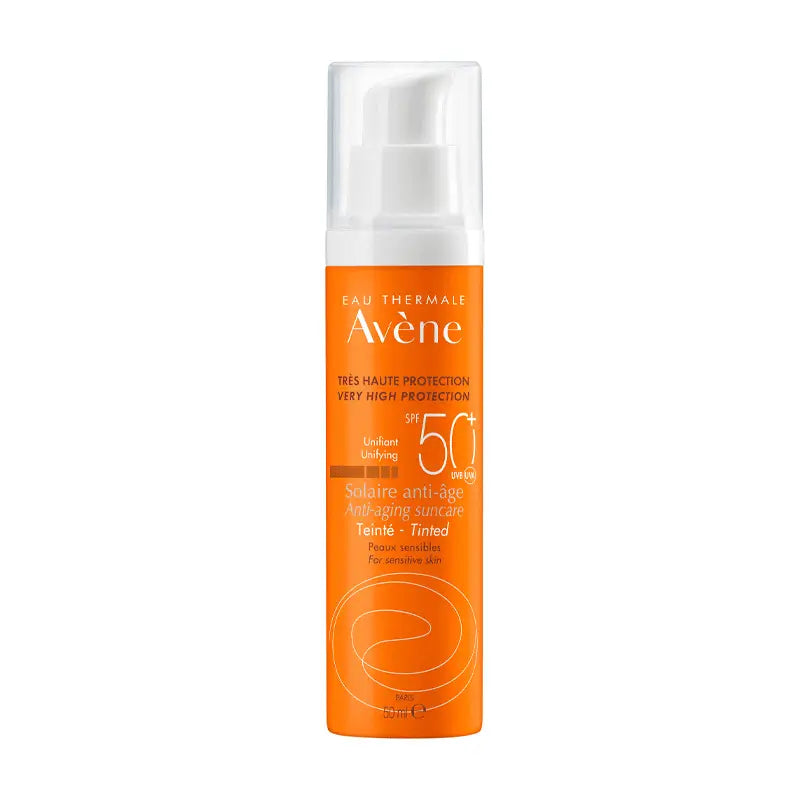 Avène Solar Anti-Edad SPF 50+ Protector Facial con Color 50 ml