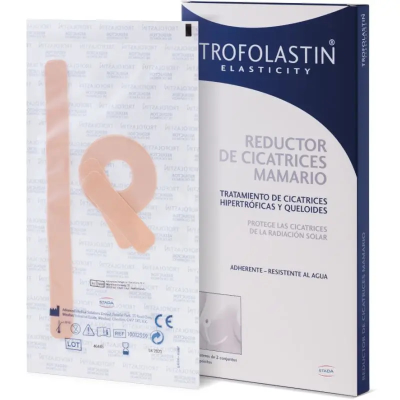 Trofolastin Reductor De Cicatrices Mamario, 3 x 2 Parches