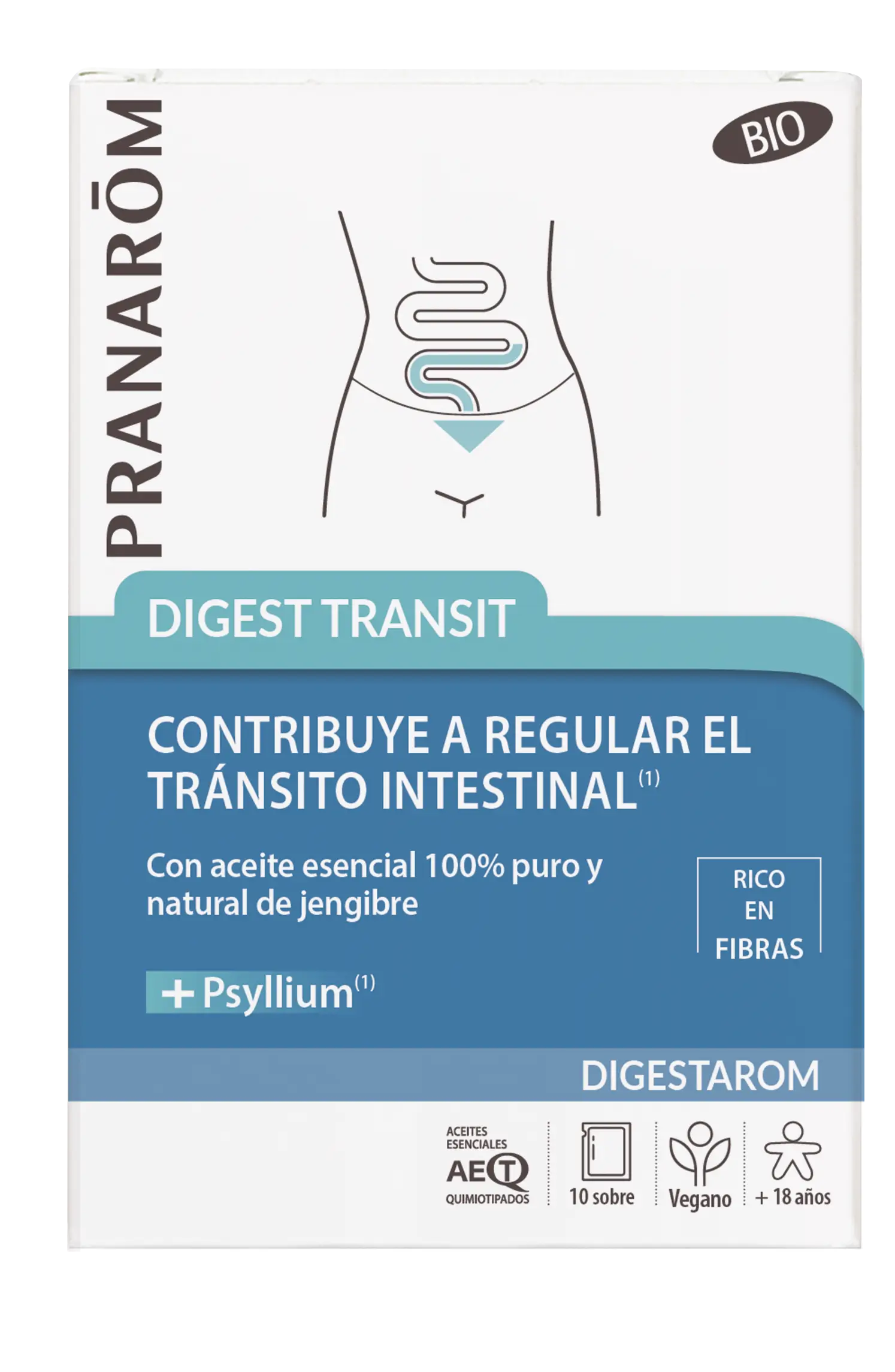 Pranarom Digestarom Digest Transit, 10 Sobres