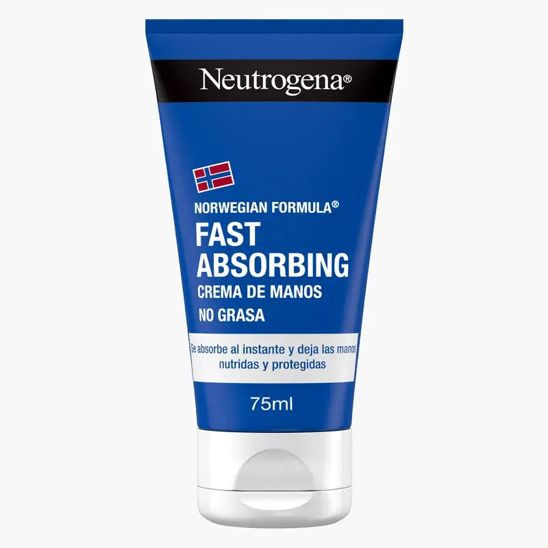Neutrogena Crema de Manos Reparadora Absorción Rápida, 75 ml