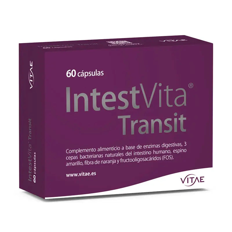 IntestVita Transit 60 cápsulas - Con fibra y probióticos
