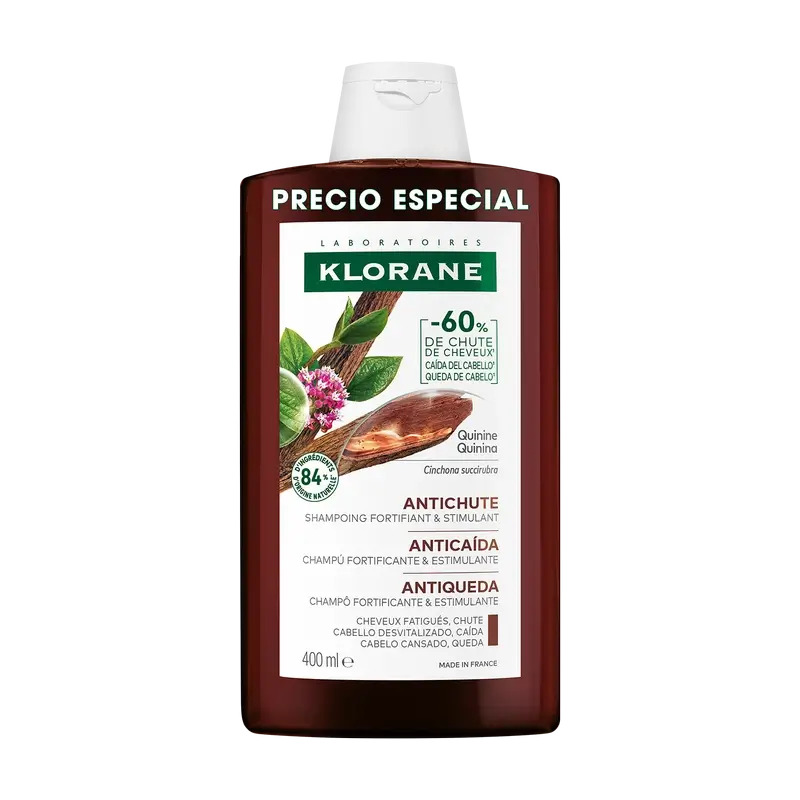 Klorane Champú a la Quinina Anticaída 400ml