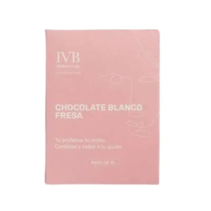 Ivb Wellness Lab Go&Start Line Sticks Sabor Chocolate Blanco-Fresa, 10 sticks