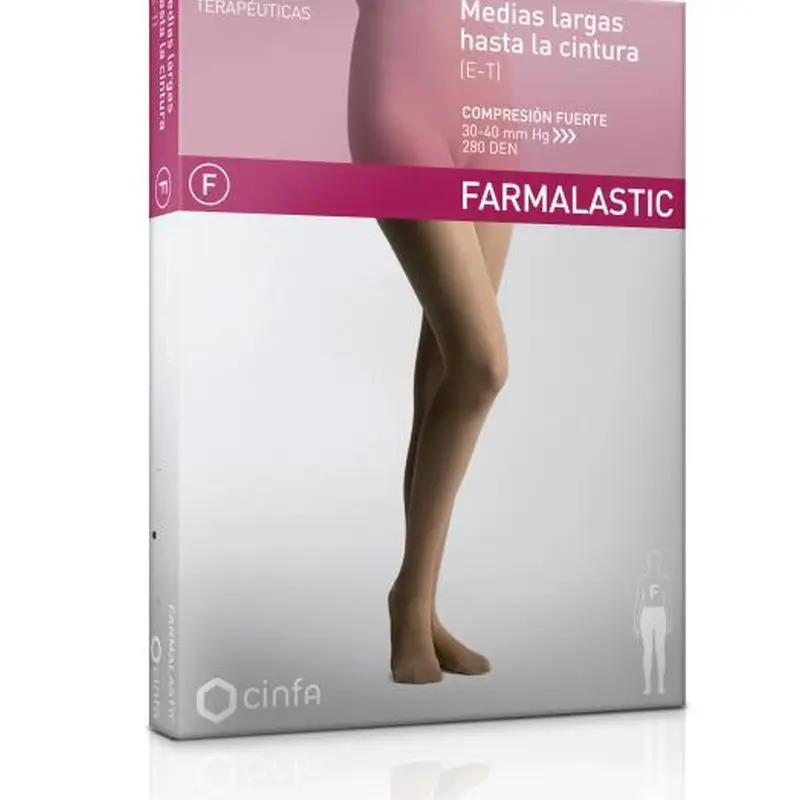 Farmalastic Panty Compresión Normal Beige, Talla XL