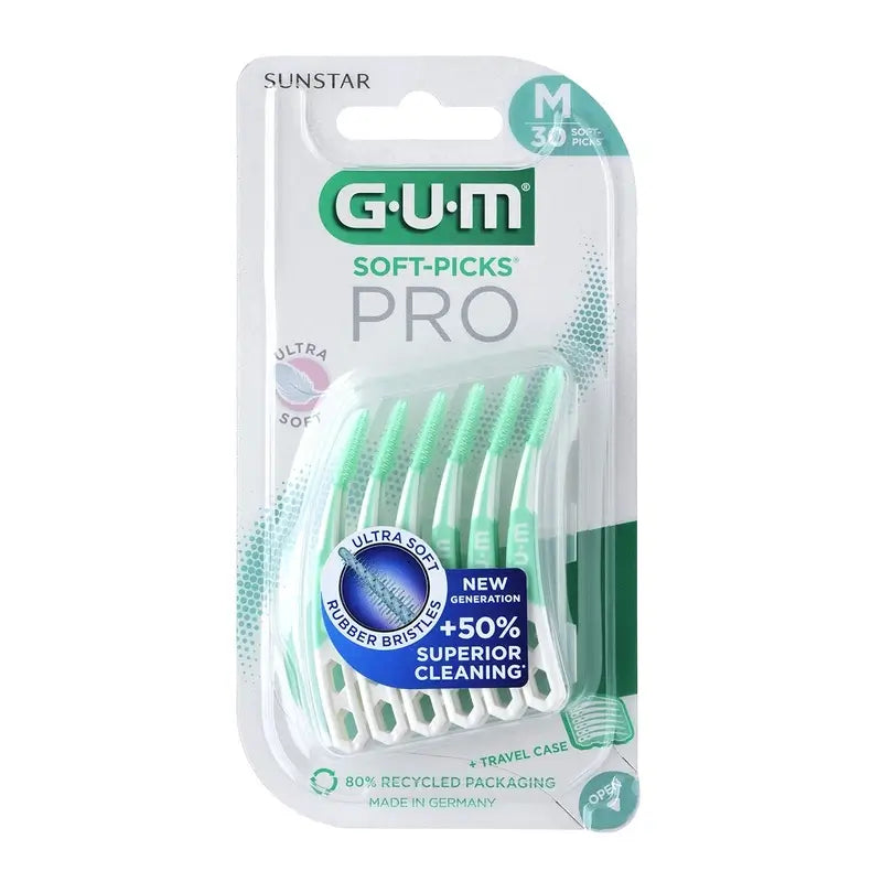 Gum Cepillo Interdental Soft Picks Pro Medium, 30 Uds