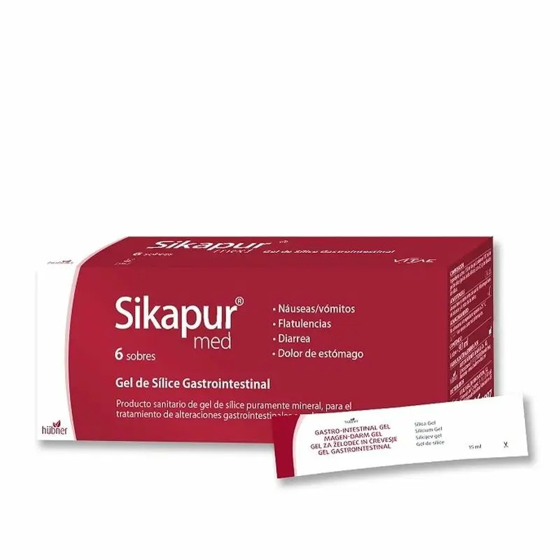 Sikapur Gastro 6 sticks - Gel de sílice mineral para el confort digestivo