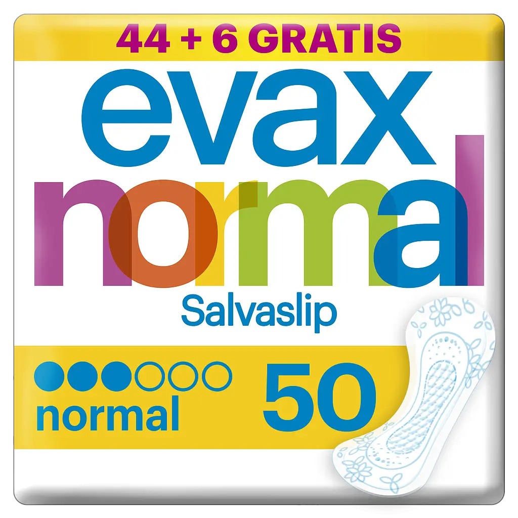 Evax Salvaslip Normal Protegeslips 50 unidades