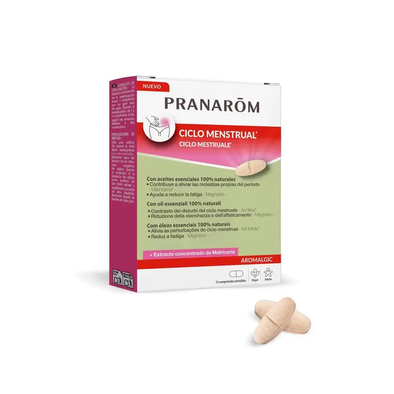 Pranarôm Aromalgic Reglas Dolorosas Comprimidos, 15 ud