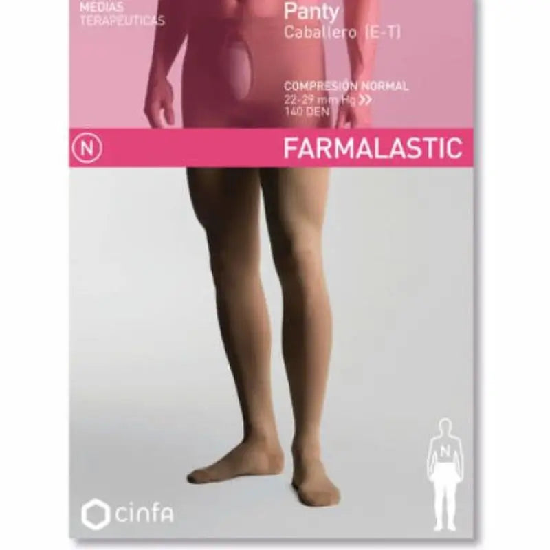 Farmalastic Panty Caballero Compresión Normal, Talla XL