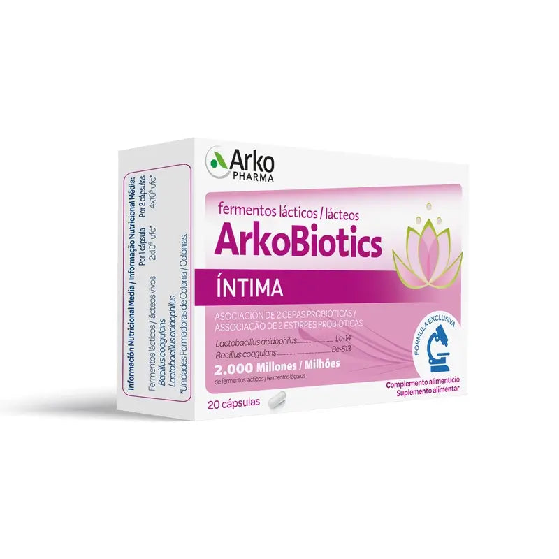 Arkopharma Arkobiotics Íntima, 20 cápsulas