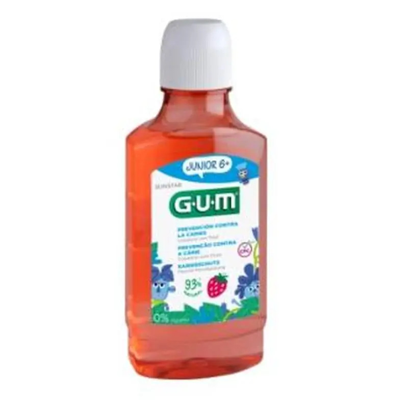Gum Colutorio Junior +6 Años Fresa 300Ml