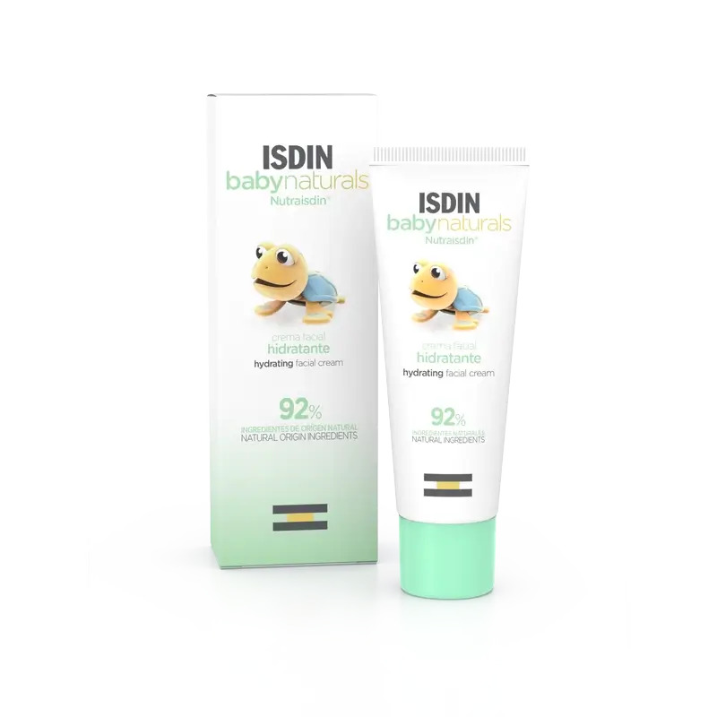 Isdin Baby Naturals Crema Facial Hidratante, 50 ml
