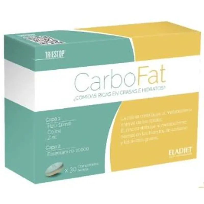 Eladiet Triestop Carbofat 30comprimidos