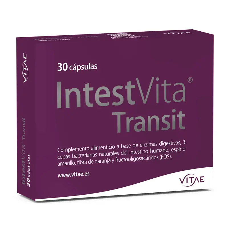 IntestVita Transit 30 cápsulas - Con fibra y probióticos
